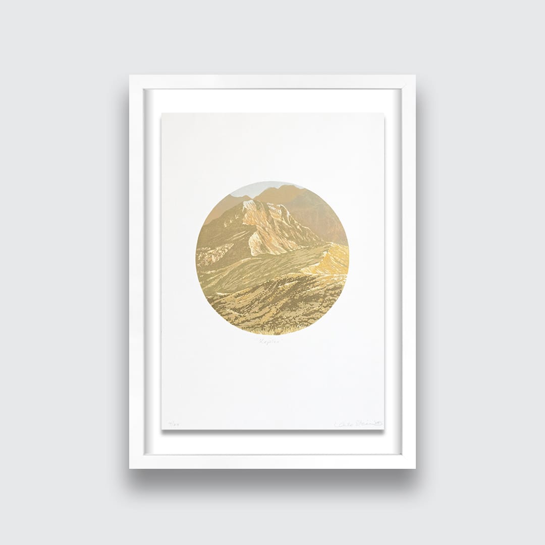 Keepler - Linocut Reduction Print