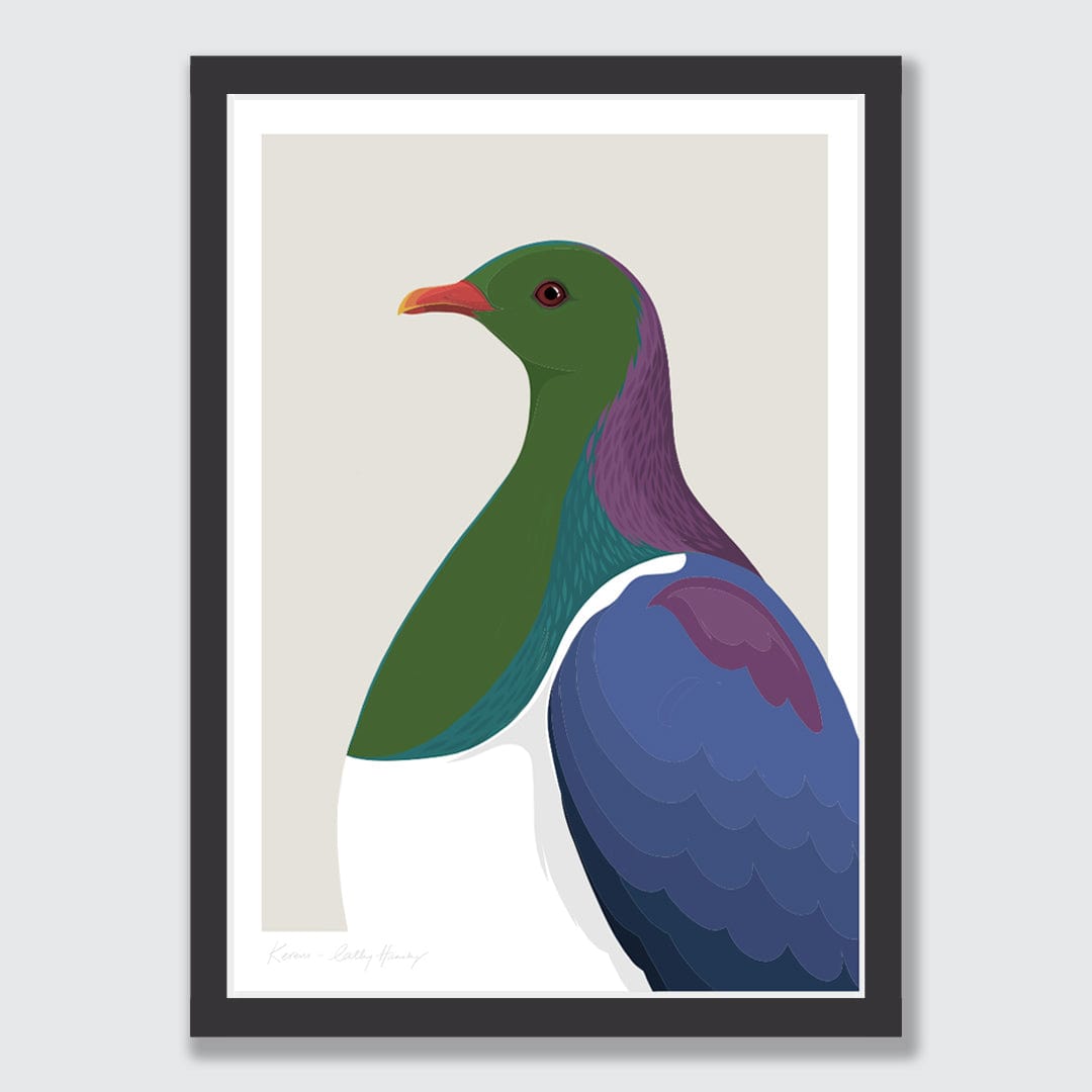 Kereru Art Print by Cathy Hansby