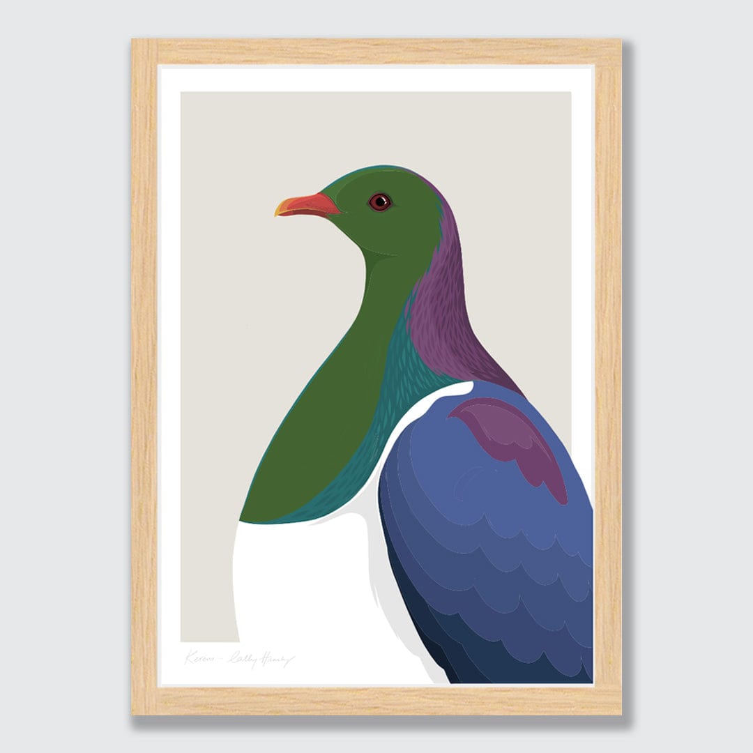 Kereru Art Print by Cathy Hansby