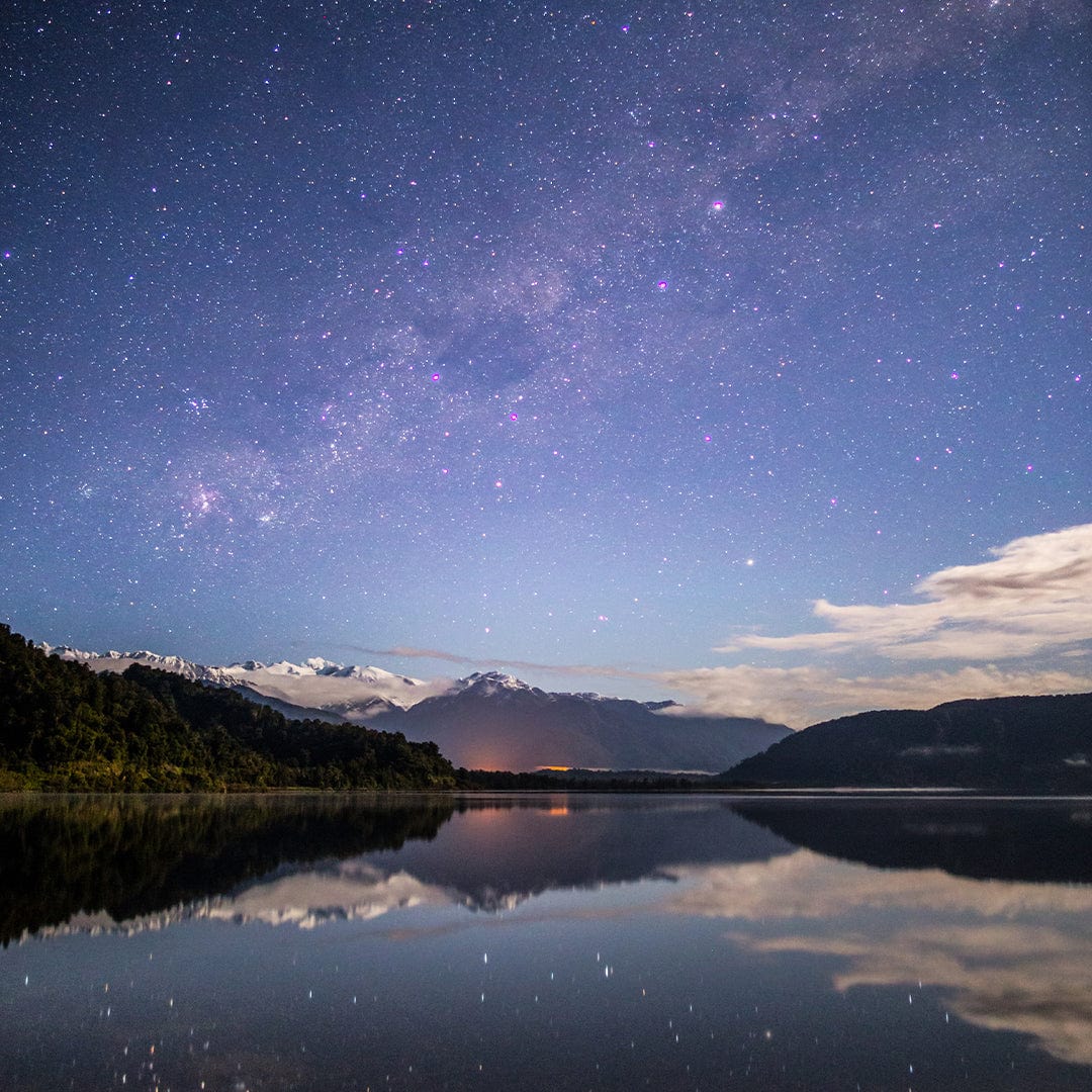 Lake Mapourika Photographic Print by Mike Mackinven