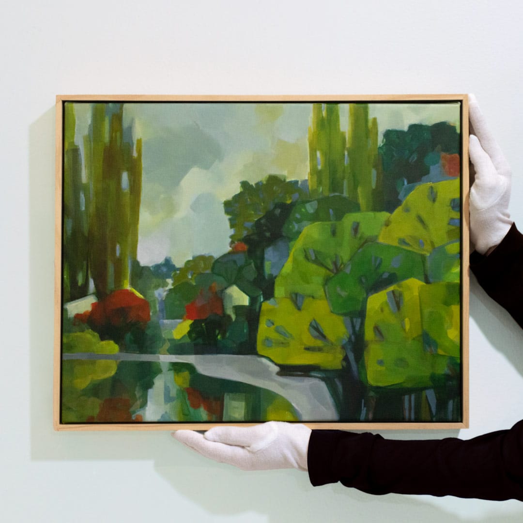 Lakeside (Kingston, Lake Wakatipu) - Original Painting Holly Roach