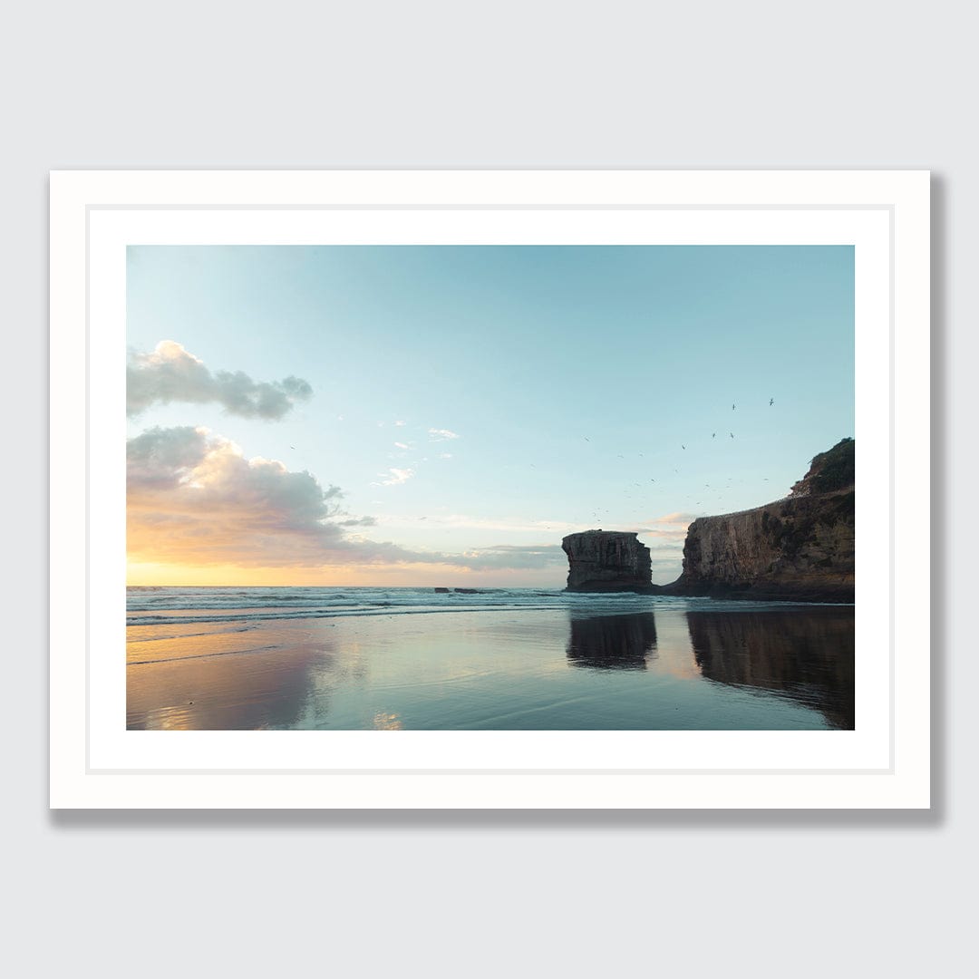 Maori Bay Photographic Print by Mike Mackinven