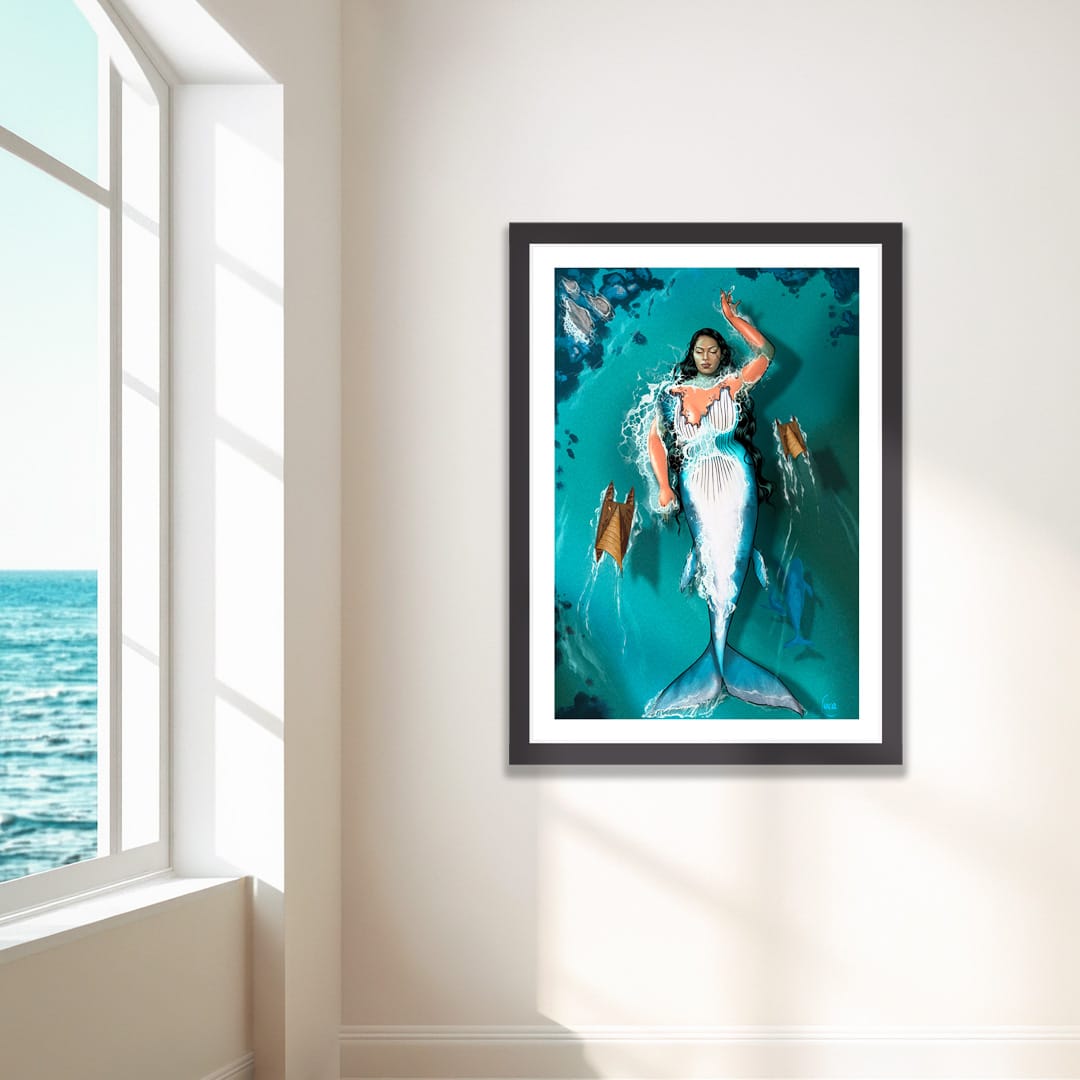 Mother of tofua’a Art Print by Luca Tu'avao Walton