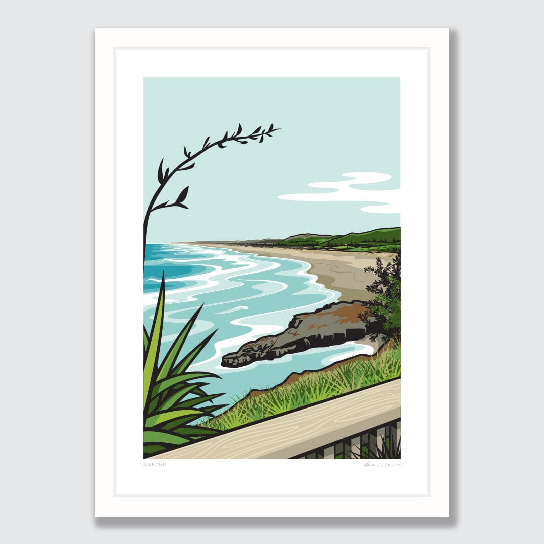 Muriwai Art Print by Glenn Jones