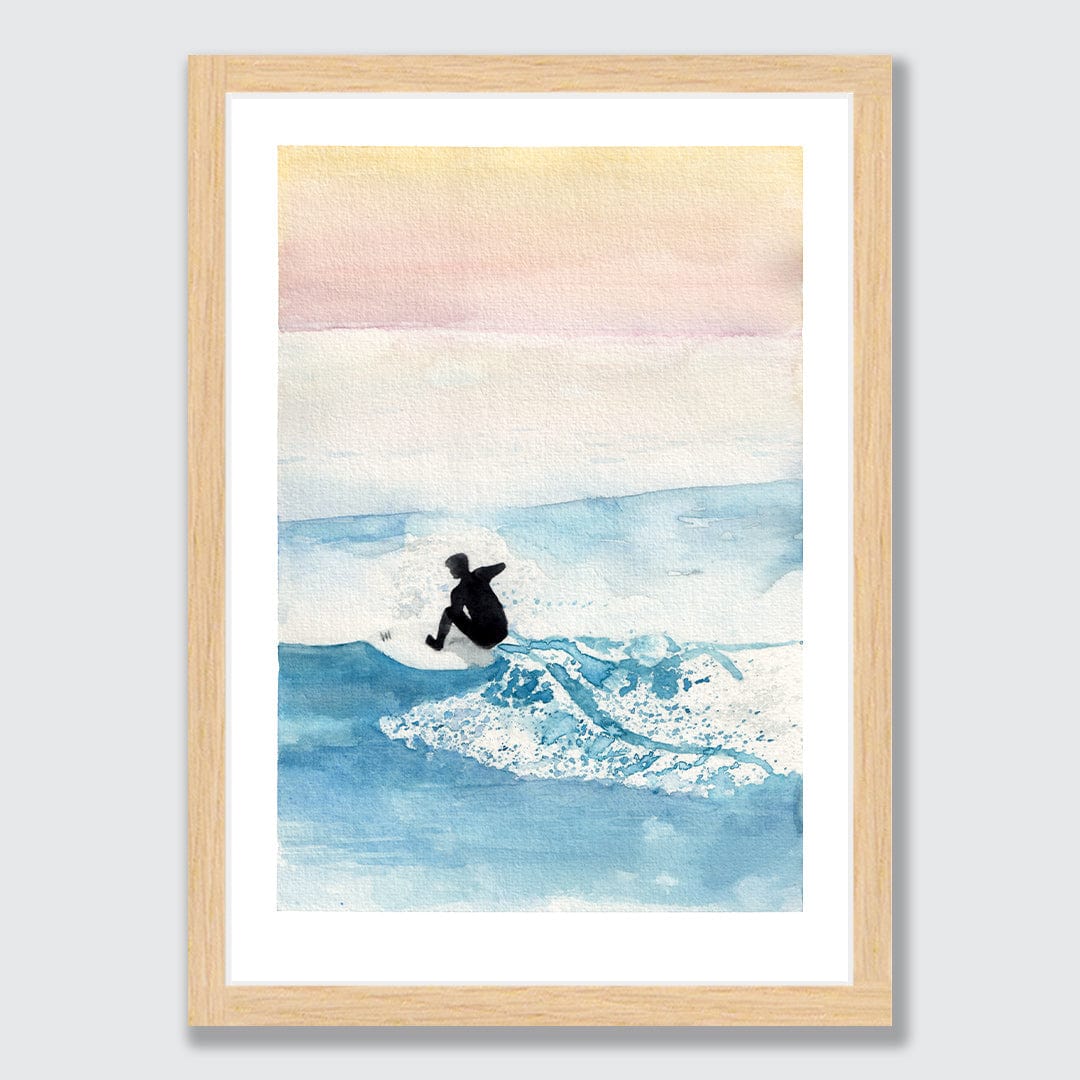 Ocean Hues Art Print by Laura Feller