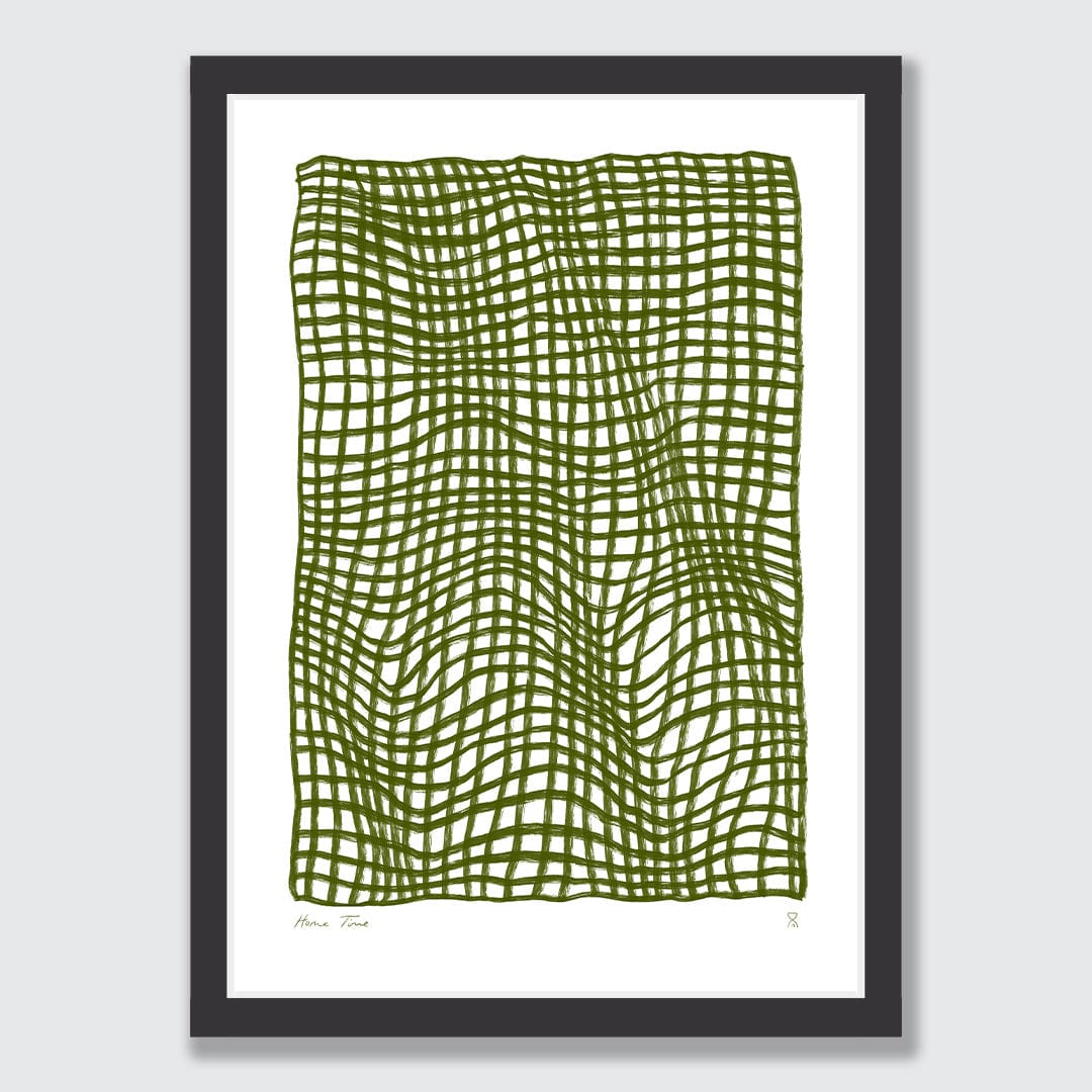 Olive Throw Art Print by Home Time