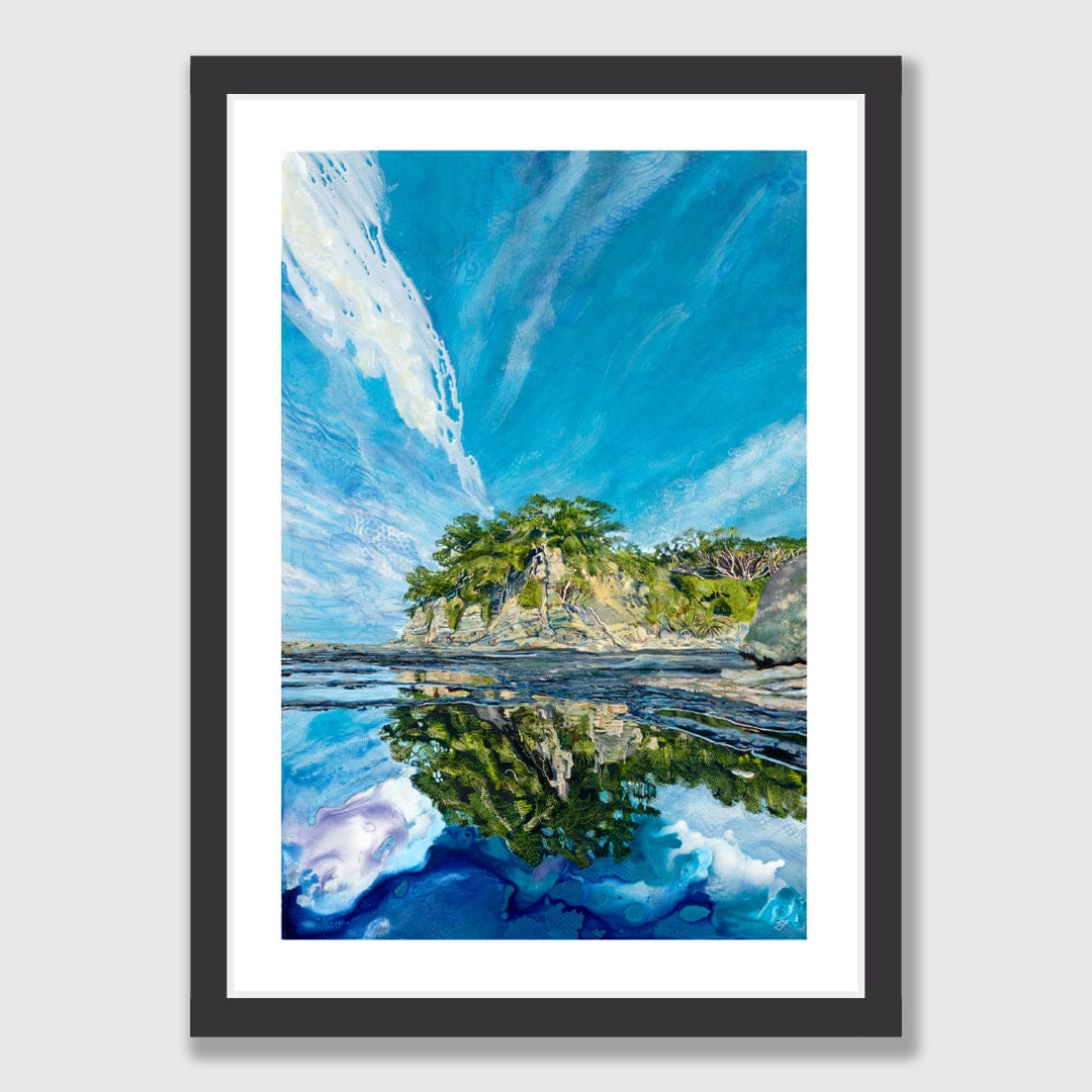 Omaha Heads Art Print by Jamie Larnach