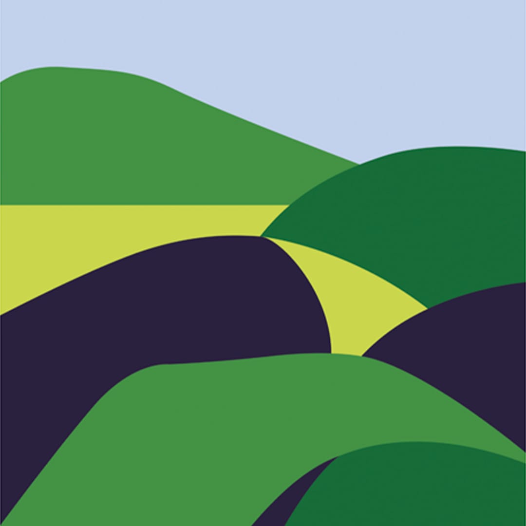 Over The Hill Art Print by Alice Berry