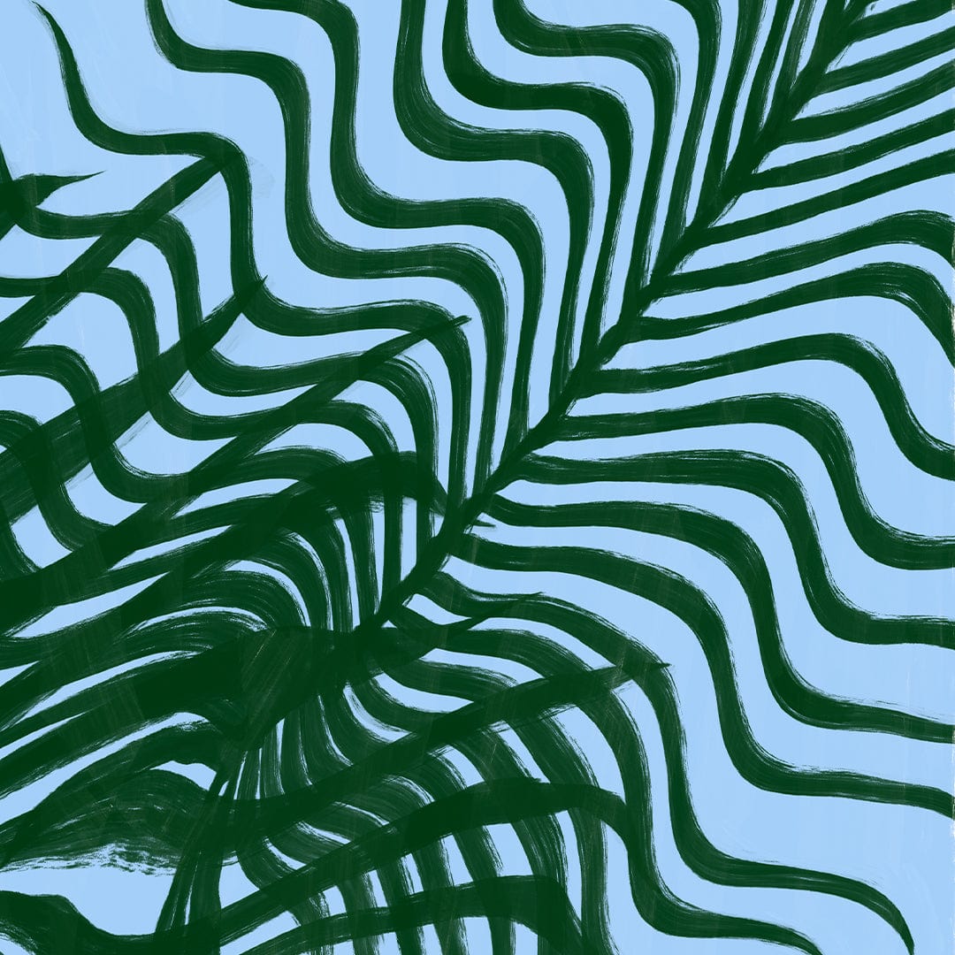 Palm Reflections II Art Print by Home Time