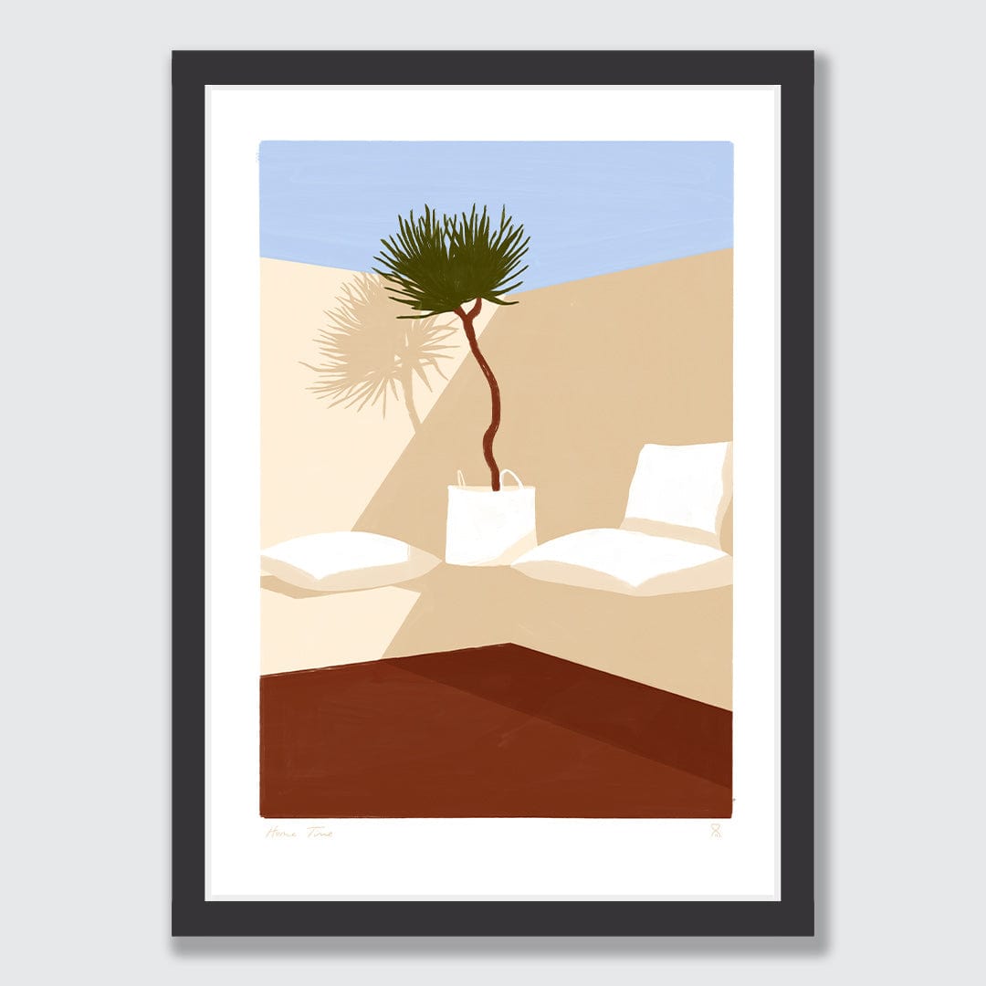 Patio Corner Art Print by Home Time