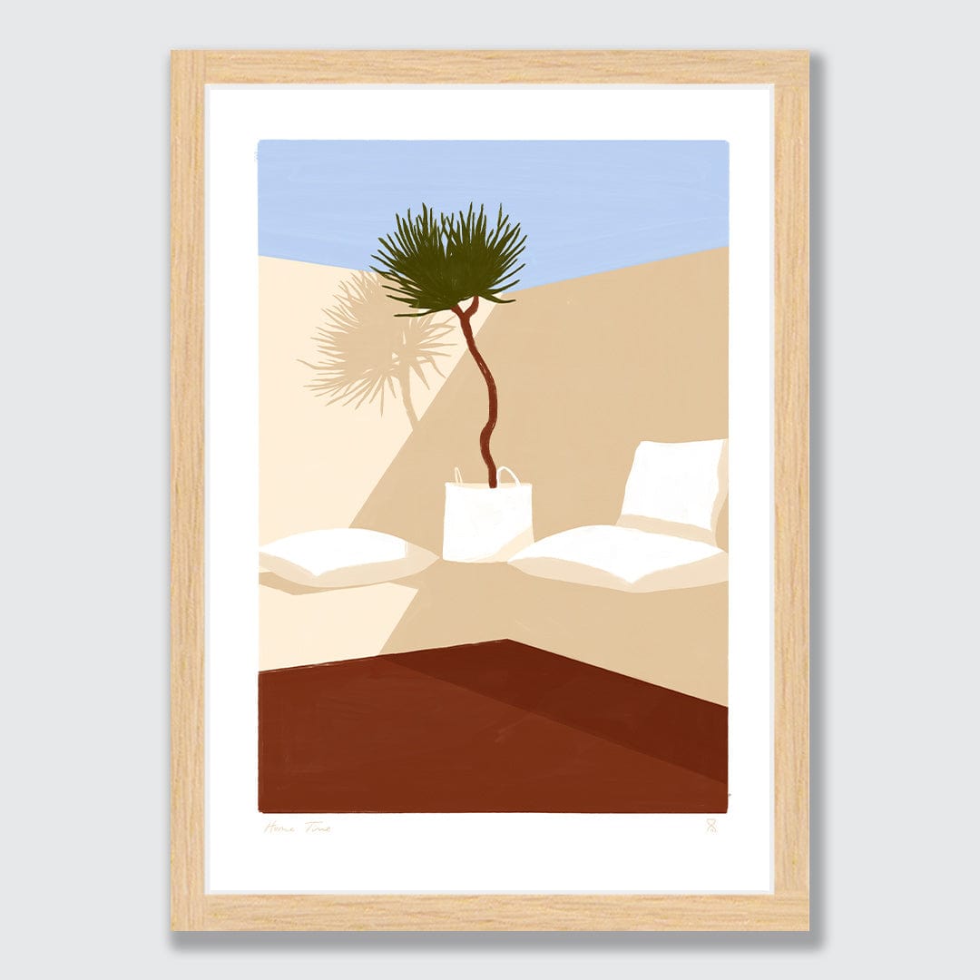 Patio Corner Art Print by Home Time
