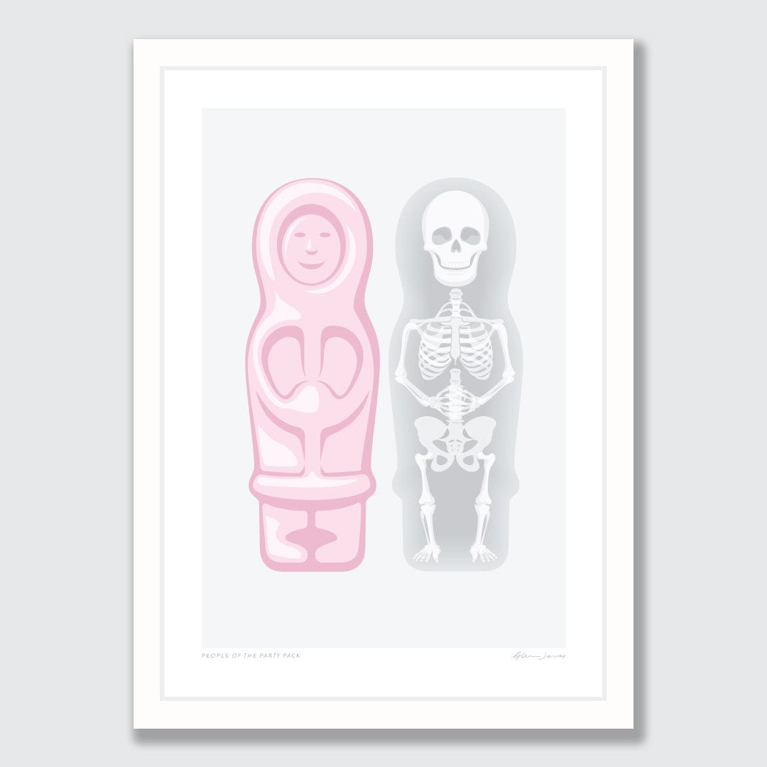 People of the Party Pack Art Print by Glenn Jones