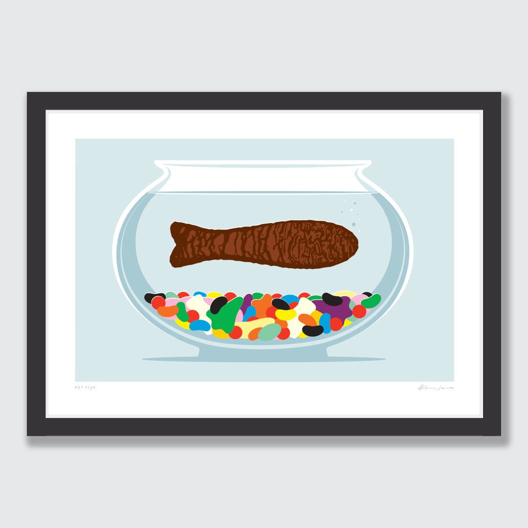 Pet Fish Art Print by Glenn Jones