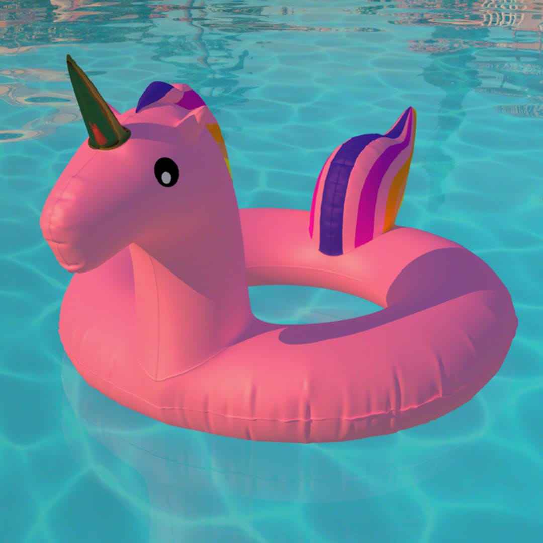 Pink Unicorn Art Print by Simon Stockley