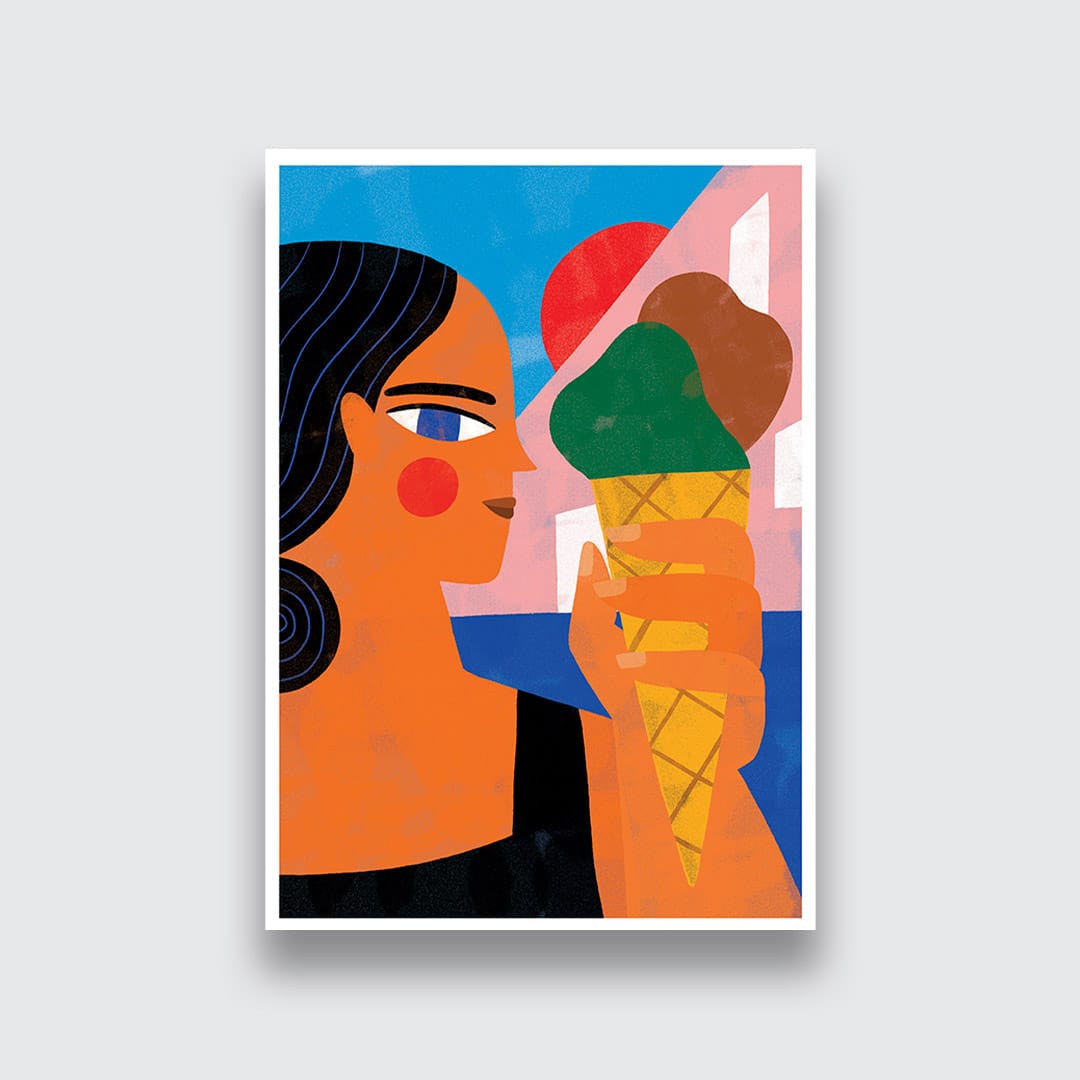 Pistaccio Art Print by Agustina Shuan