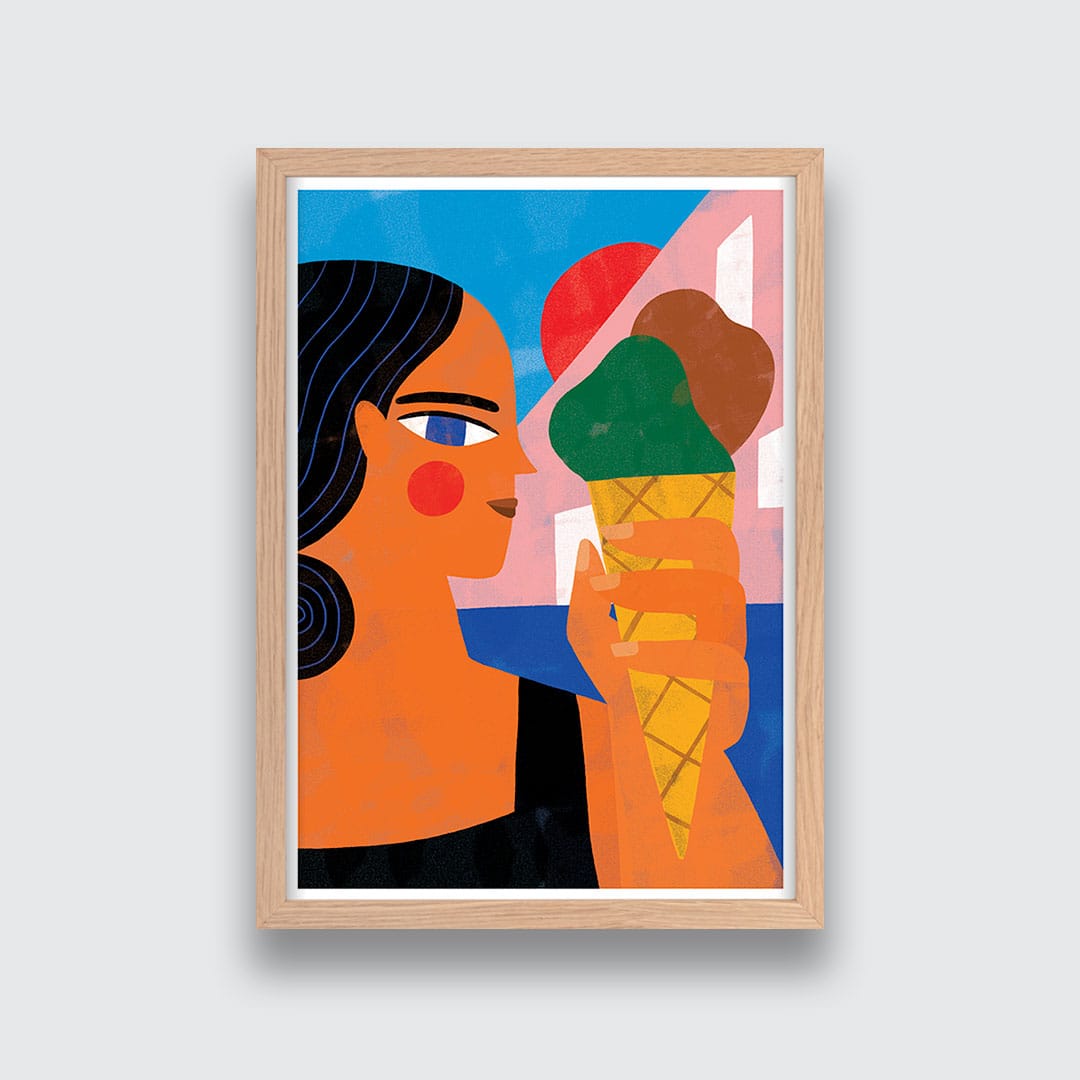 Pistaccio Art Print by Agustina Shuan