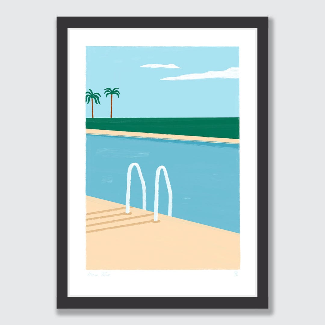 Poolside Paradise Art Print by Home Time