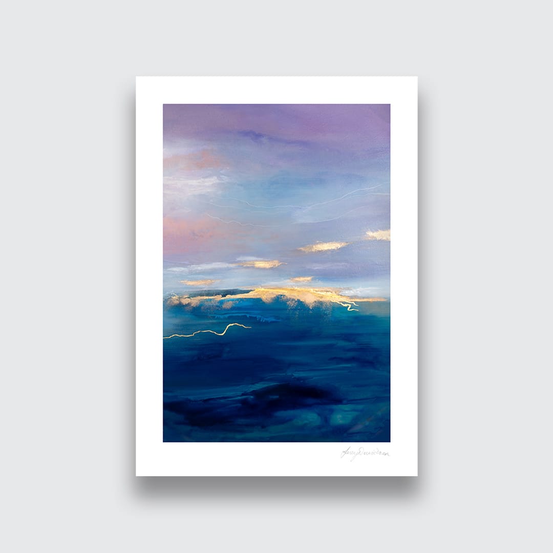 Ripples Art Print by Lucy Davidson
