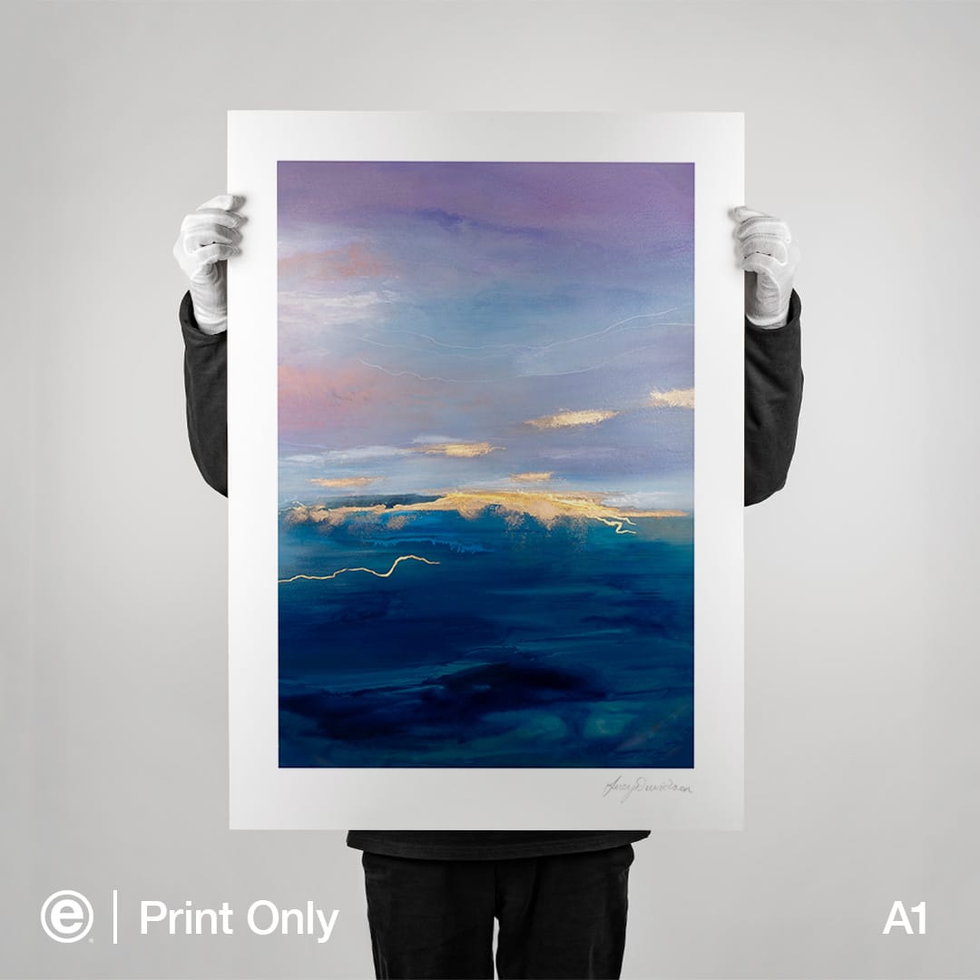 Ripples Art Print by Lucy Davidson