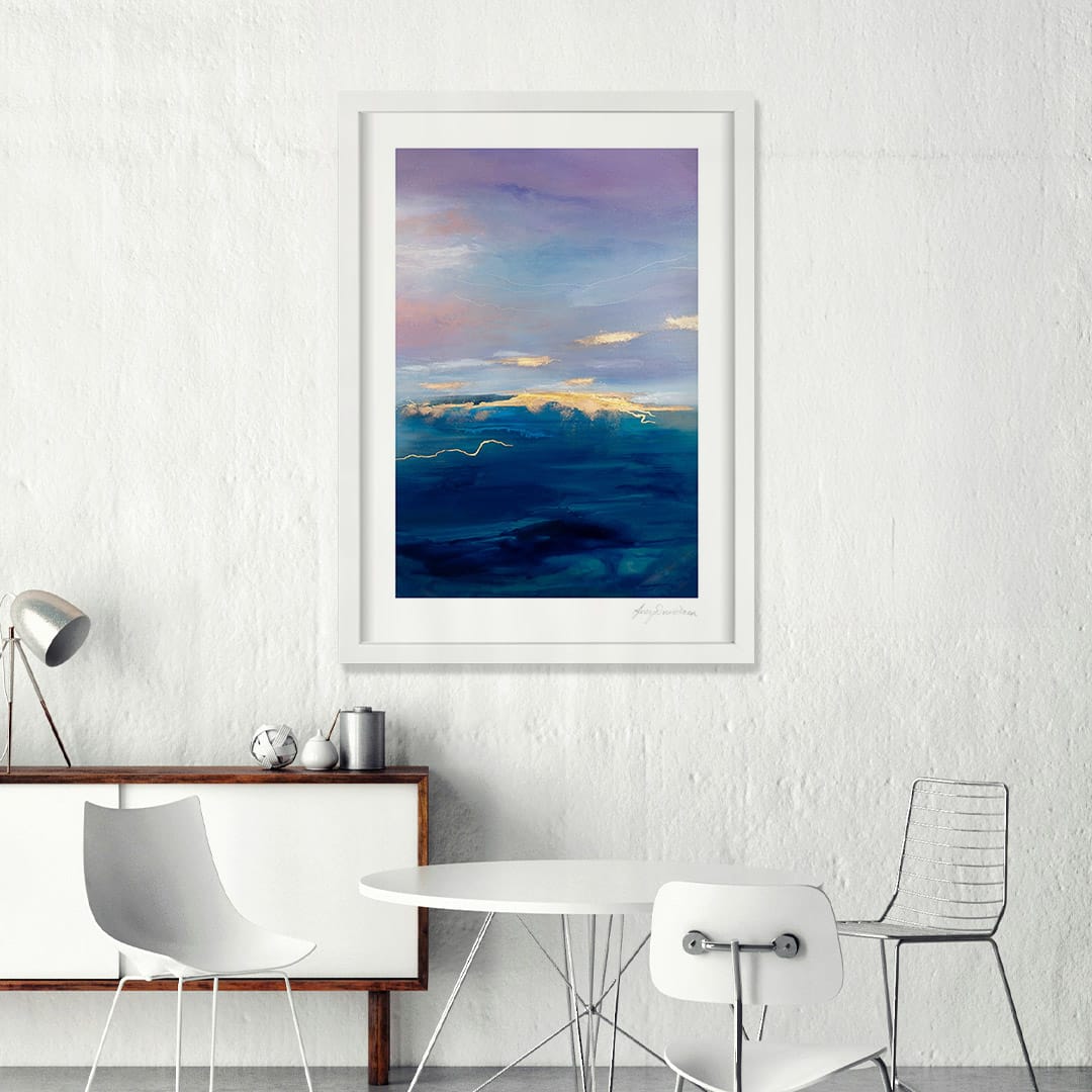 Ripples Art Print by Lucy Davidson
