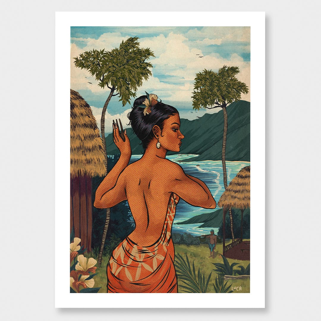 Samena Art Print by Luca Tu'avao Walton