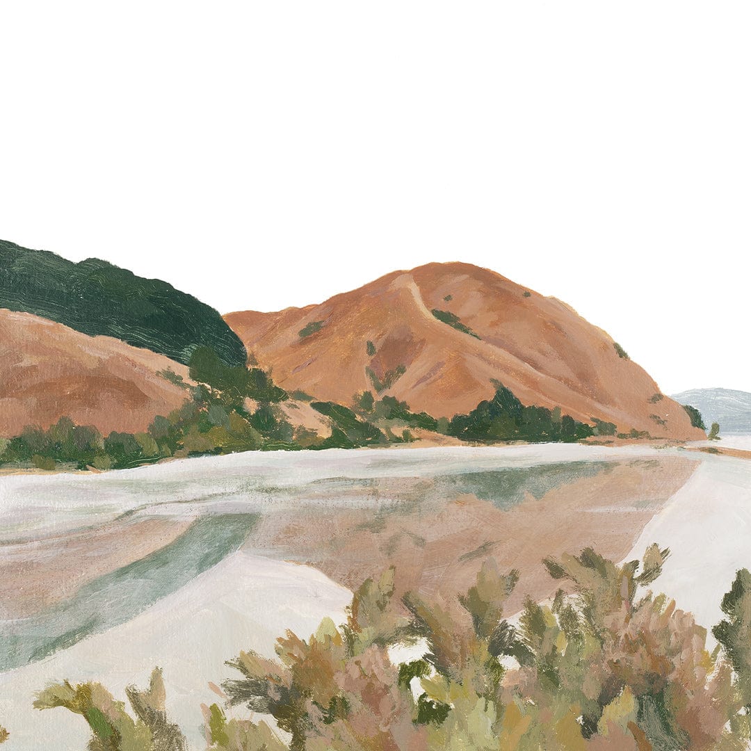 Serenity of Cable Bay Art Print by Grace Wilkinson