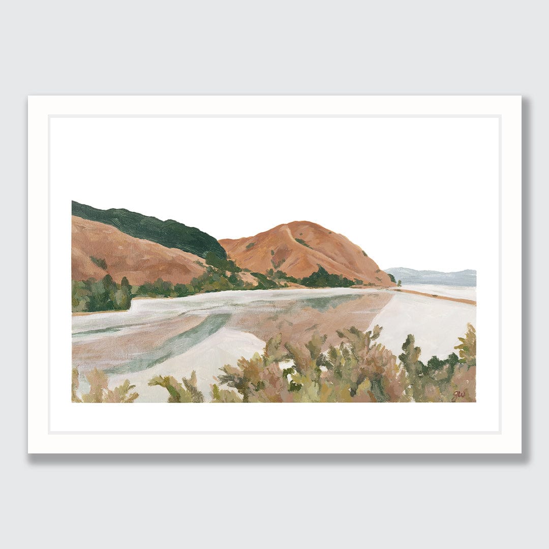 Serenity of Cable Bay Art Print by Grace Wilkinson