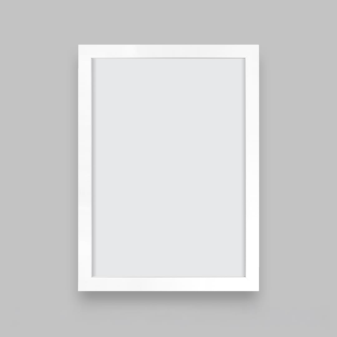 Simple Classic Art-Ready Frame – White