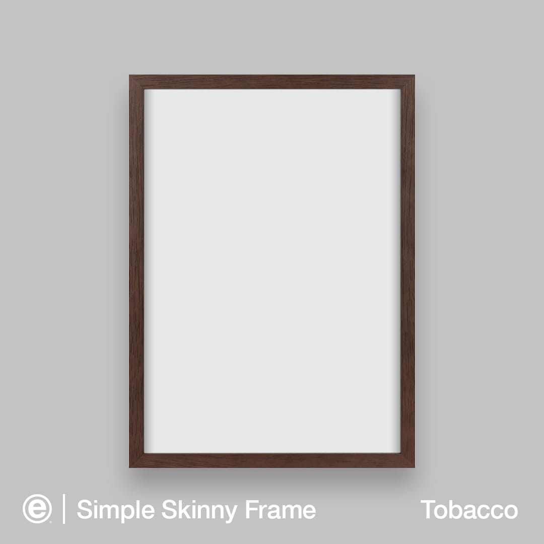 Simple Skinny Art-Ready Frame – Tobacco