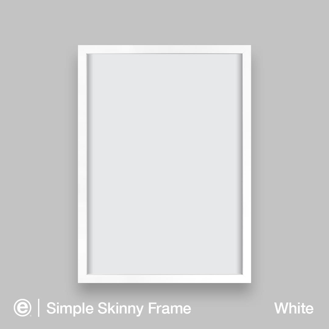 Simple Skinny Art-Ready Frame - White