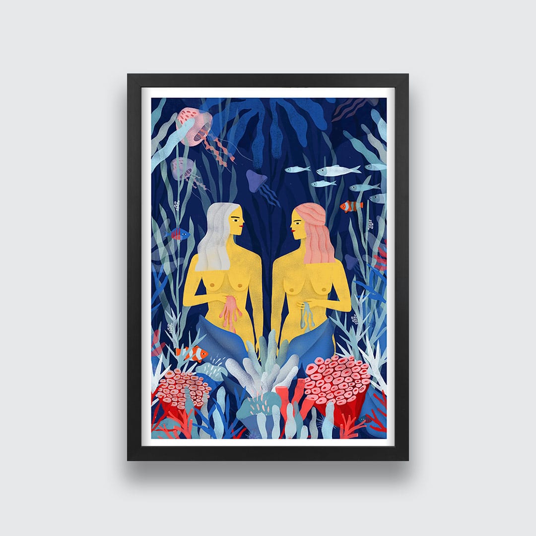 Sirena Art Print by Agustina Shuan