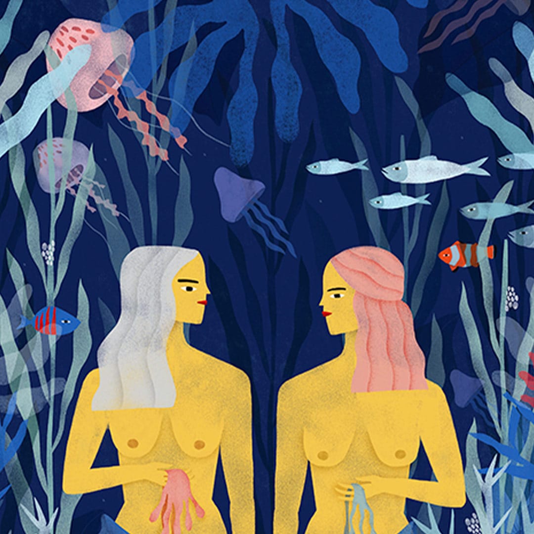 Sirena Art Print by Agustina Shuan