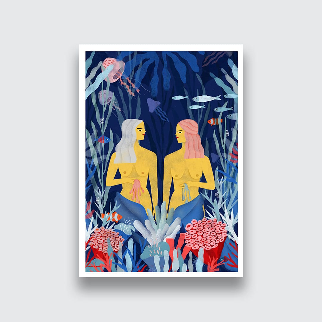 Sirena Art Print by Agustina Shuan