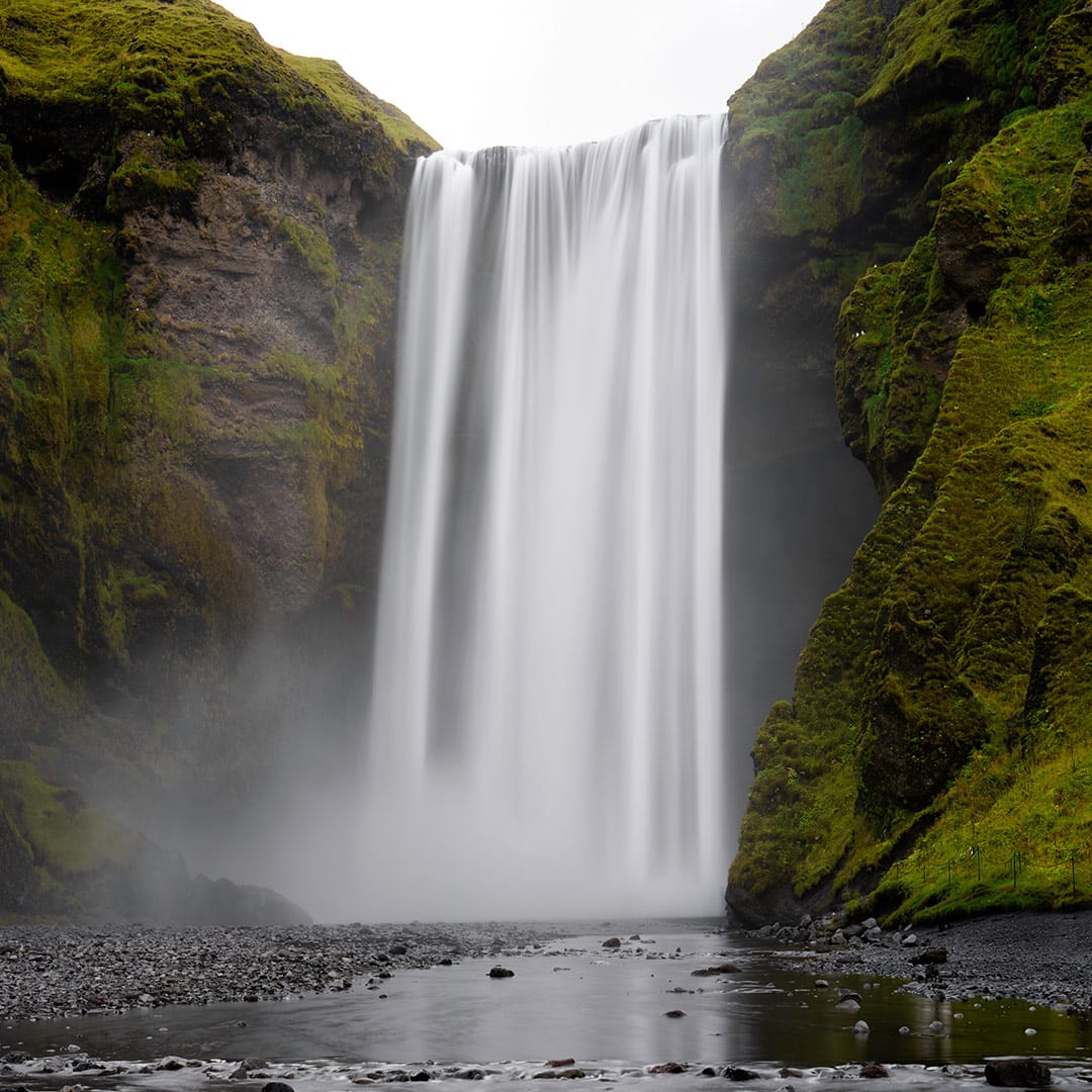 Skógafoss Waterfall Photographic Print by Emma Willetts
