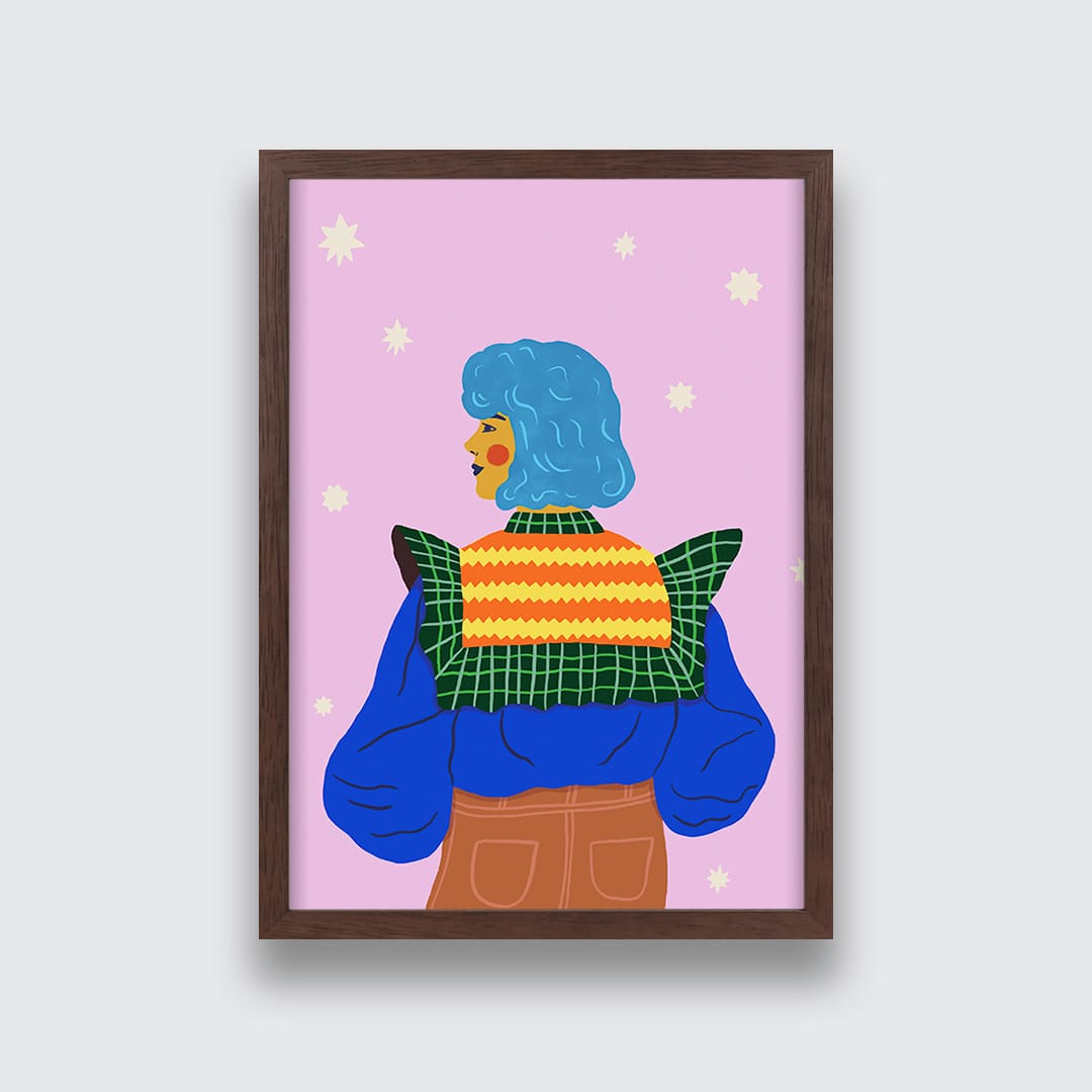 Star Gazer Art Print by Crissie Rodda