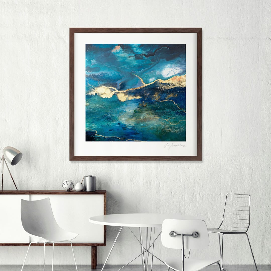 Swell Art Print by Lucy Davidson