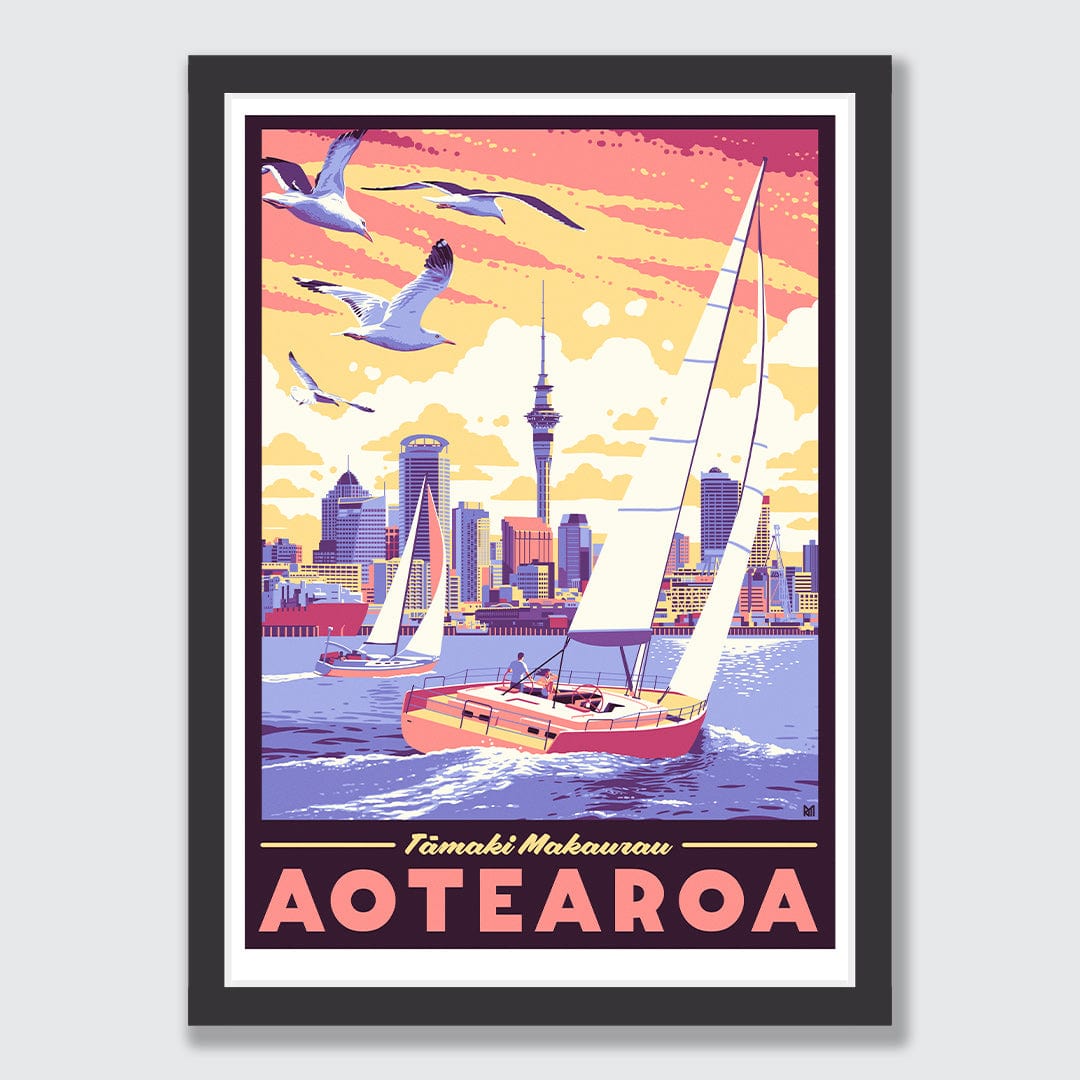 Tāmaki Makaurau Art Print by Ross Murray