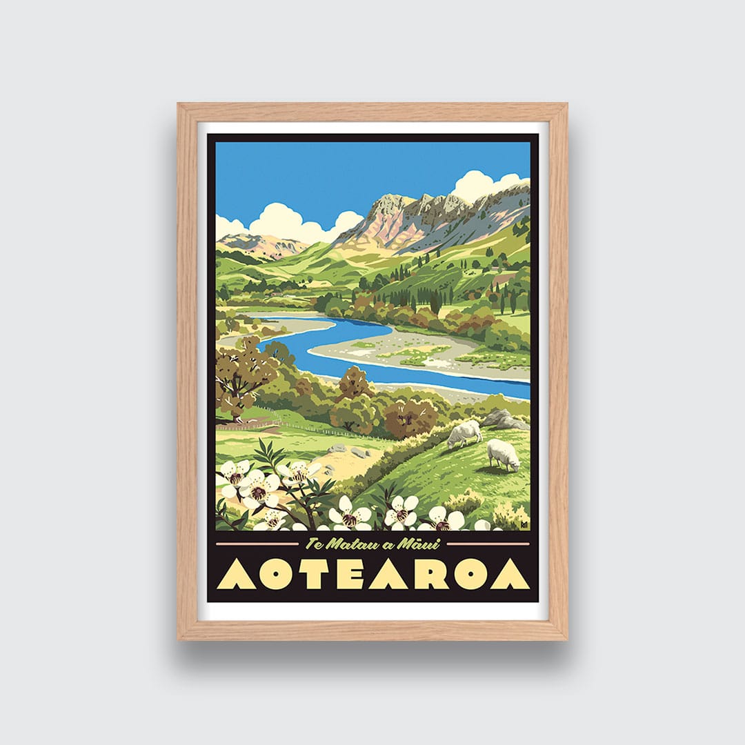 Te Matau a Māui Art Print by Ross Murray