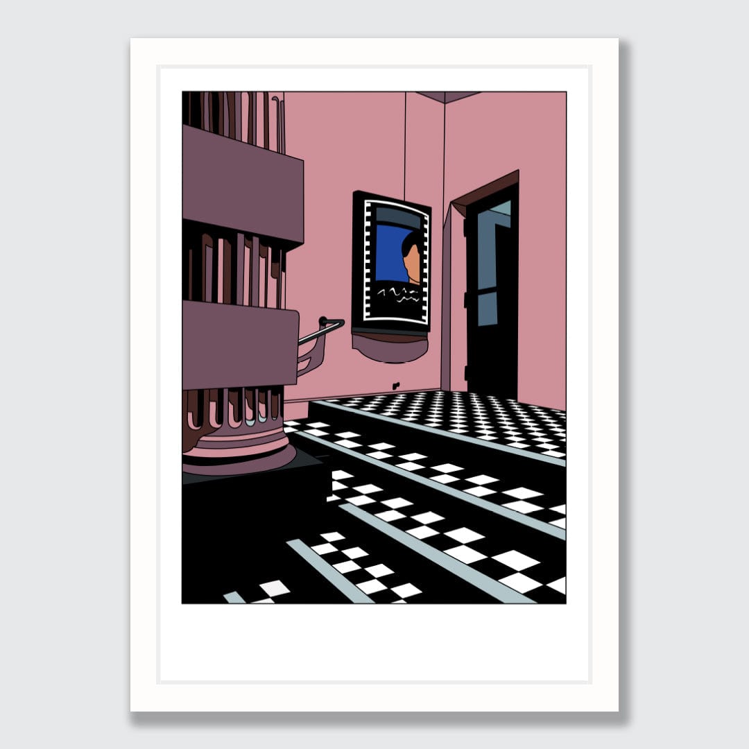 Thursday night at The Hollywood Limited Edition Art Print by Alex Scott