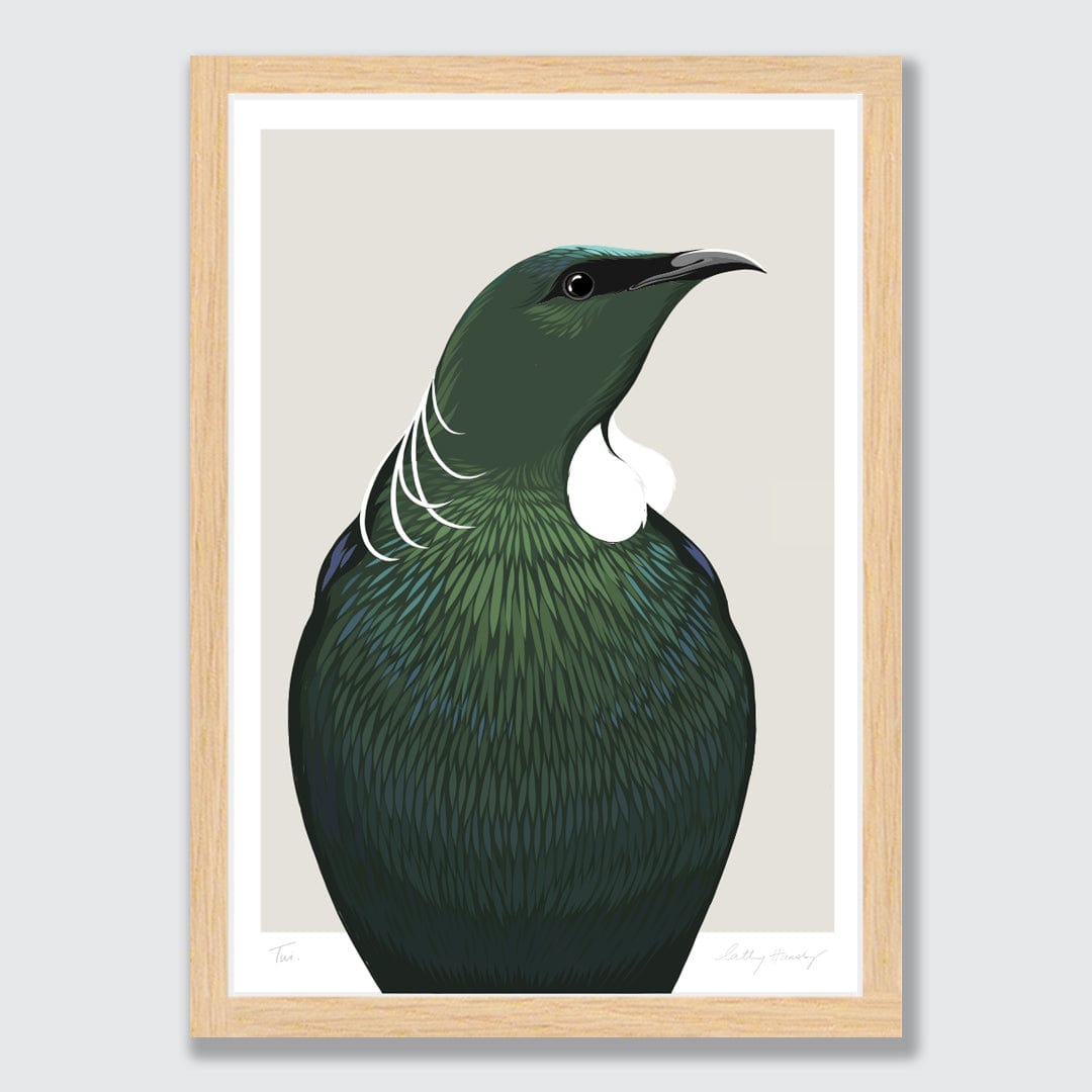 Tūī Art Print by Cathy Hansby