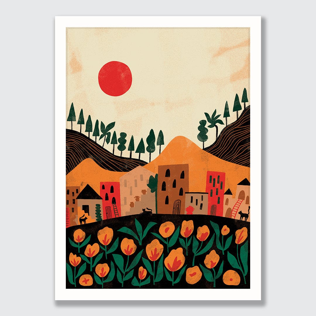 Villa Suerte Art Print by Agustina Shuan