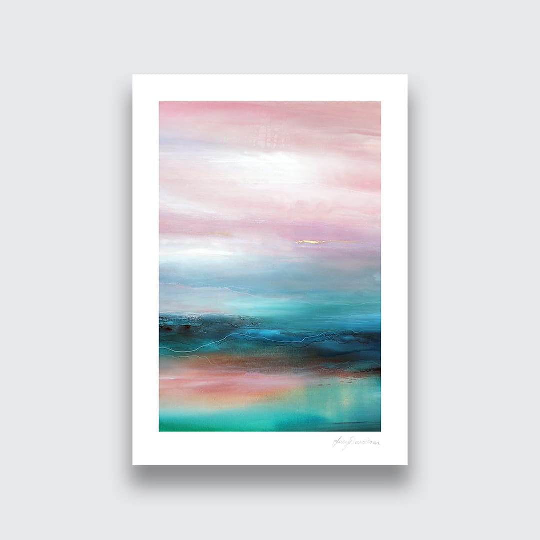 Wade Art Print by Lucy Davidson
