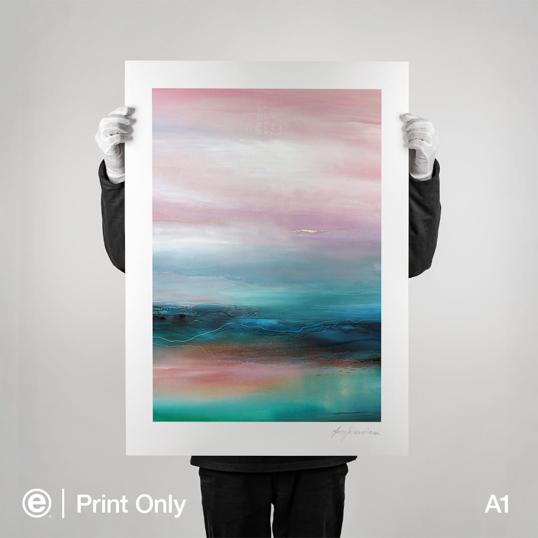 Wade Art Print by Lucy Davidson