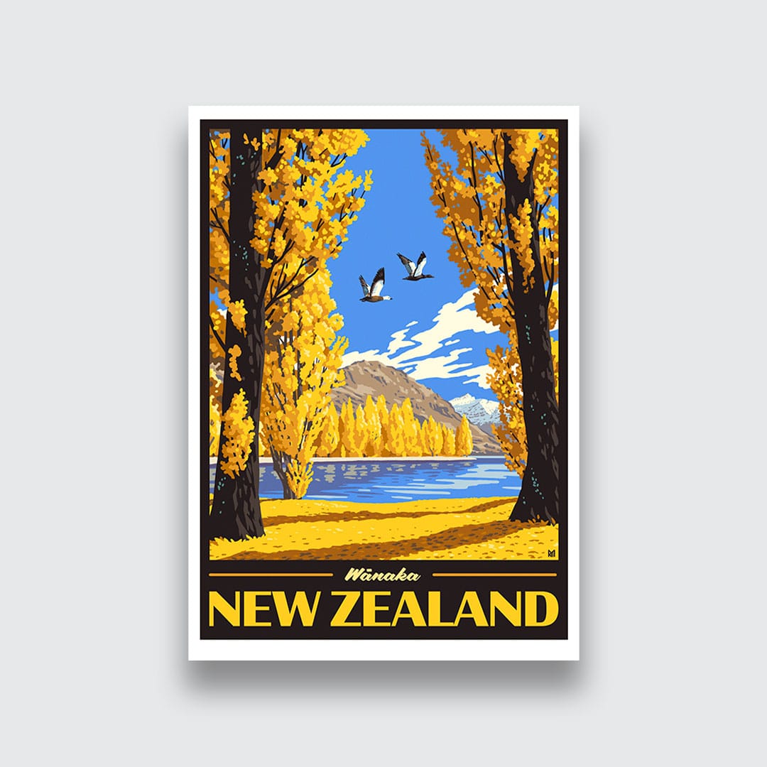 Wānaka Art Print by Ross Murray