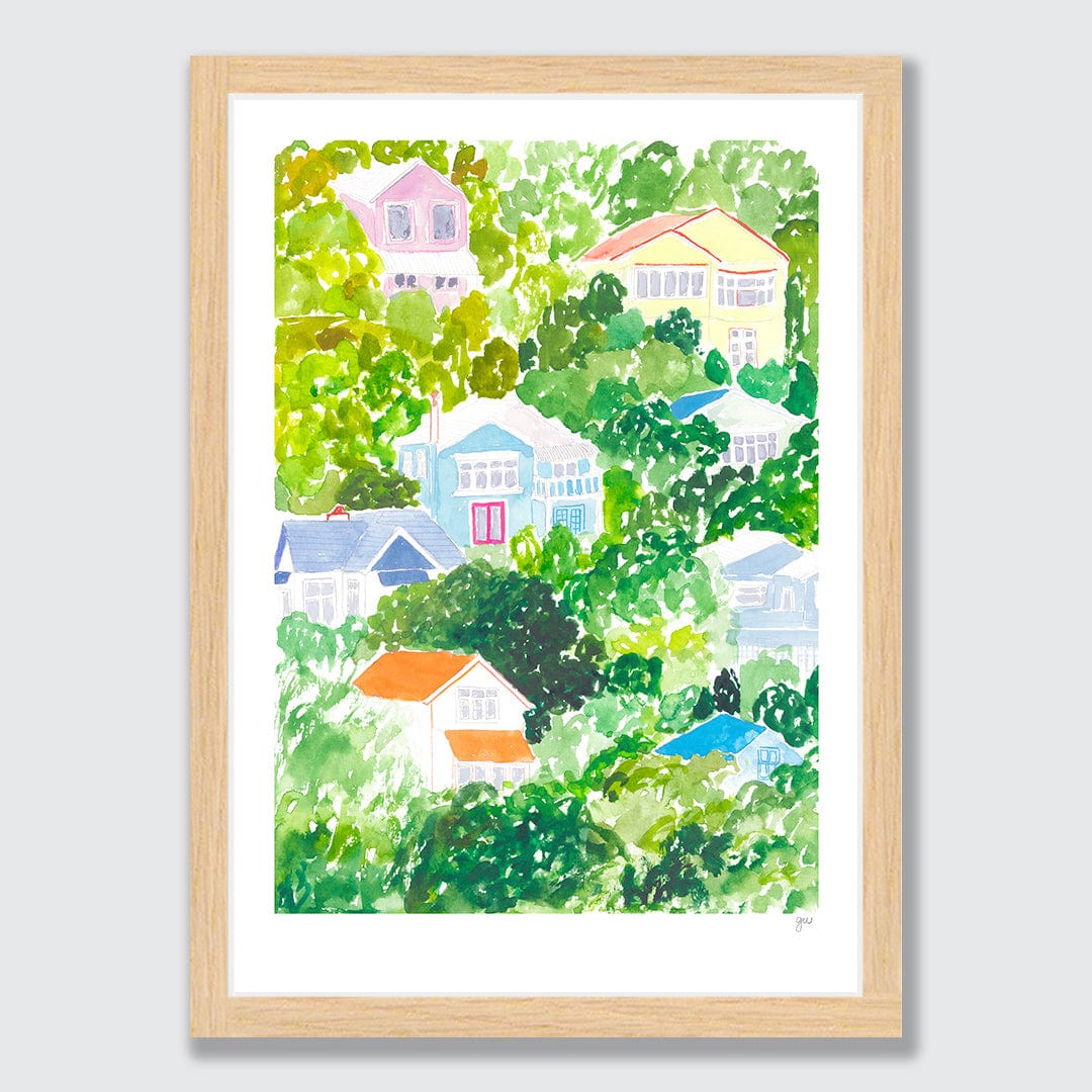 Wellington Homes Art Print by Grace Wilkinson