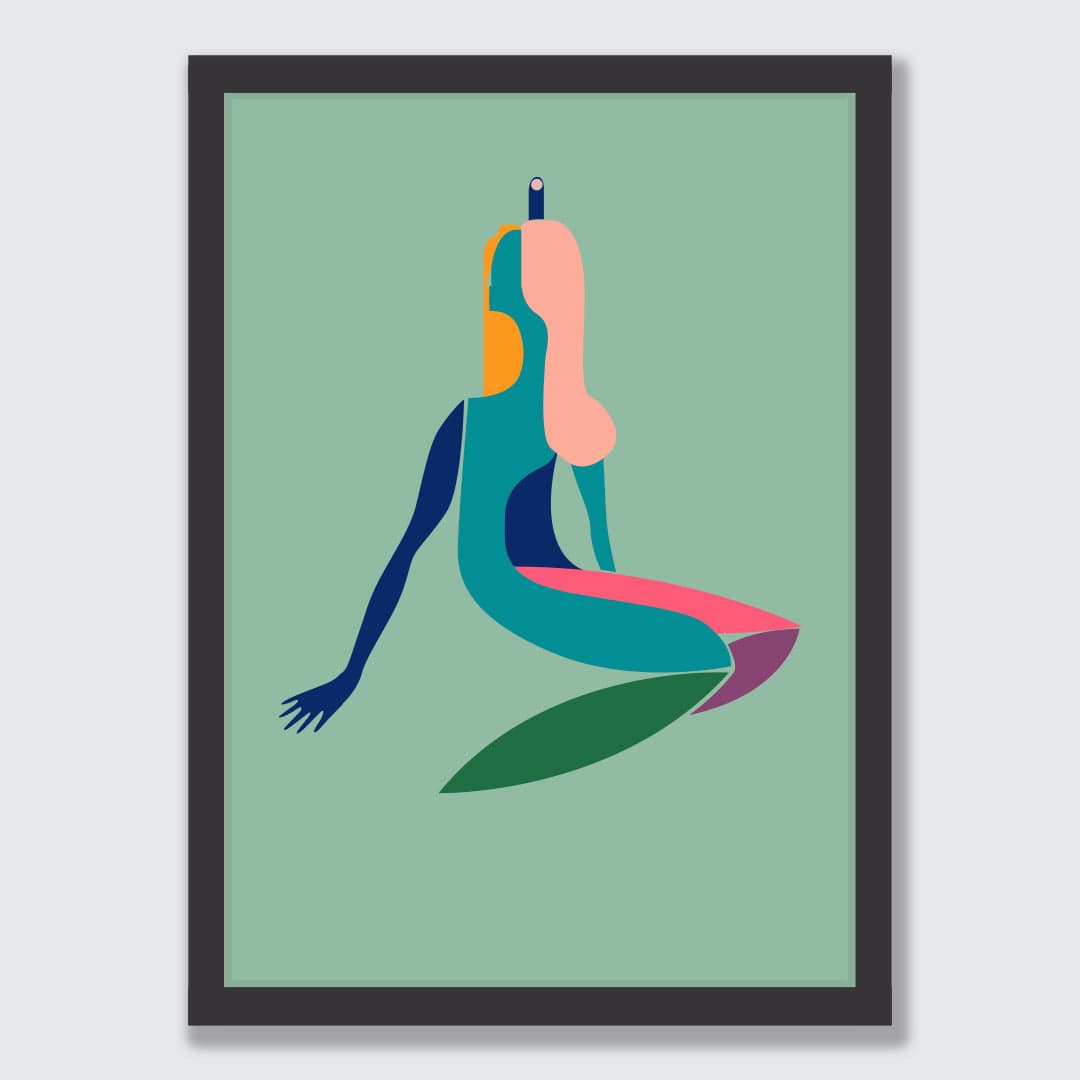 Pania No. 2 Limited Edition Art Print by Rakai Karaitiana