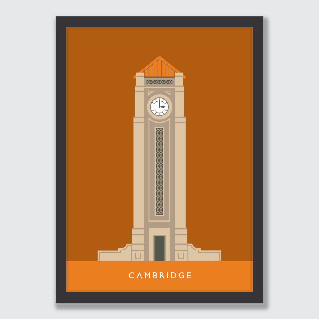 Cambridge Clock Tower Art Print by Hamish Thompson