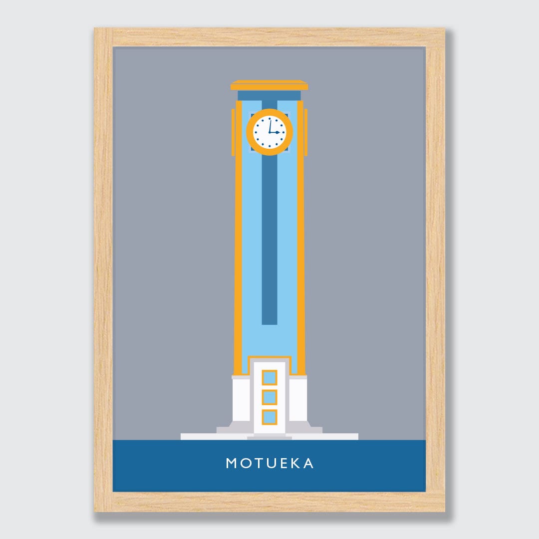 Motueka Clock Tower Art Print by Hamish Thompson