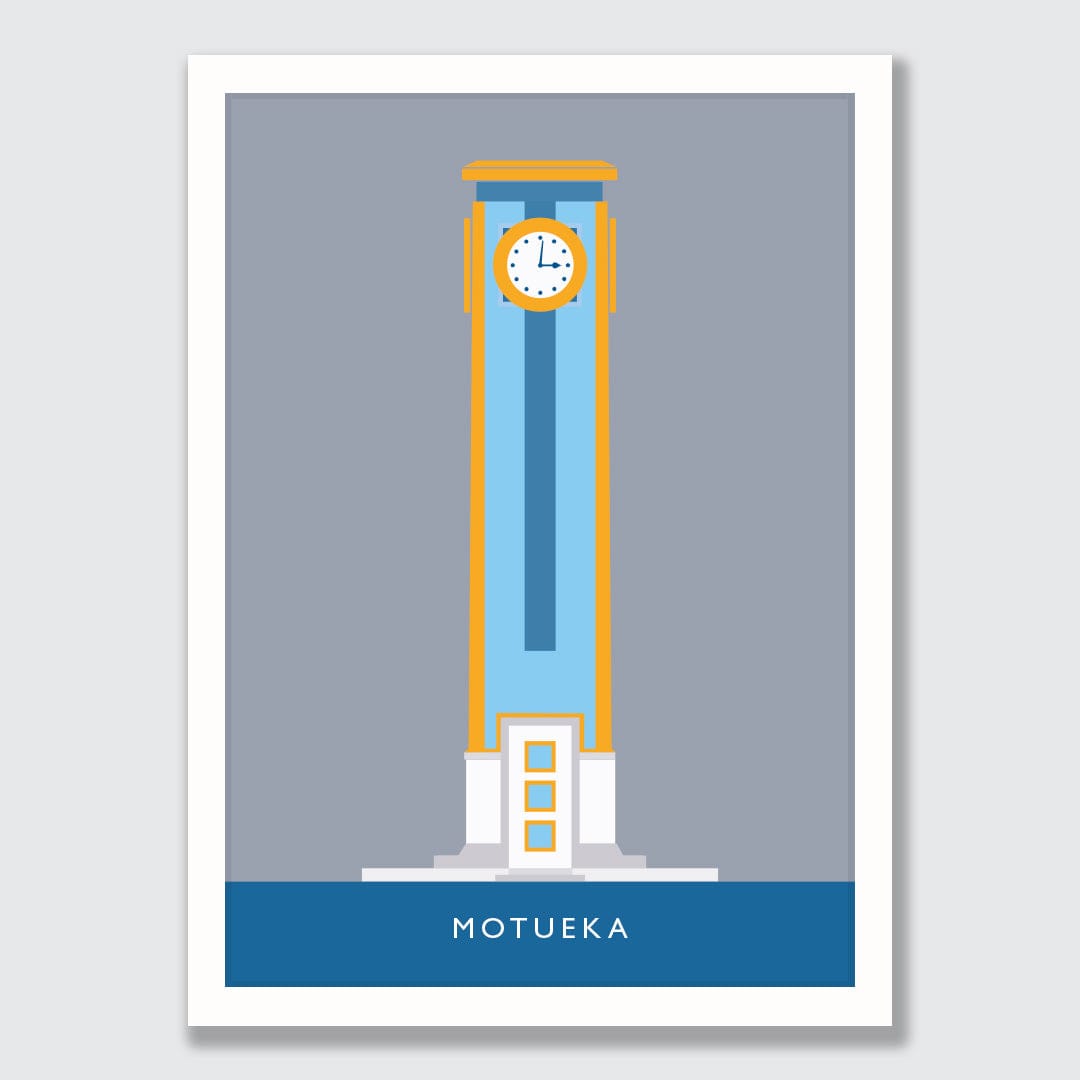 Motueka Clock Tower Art Print by Hamish Thompson