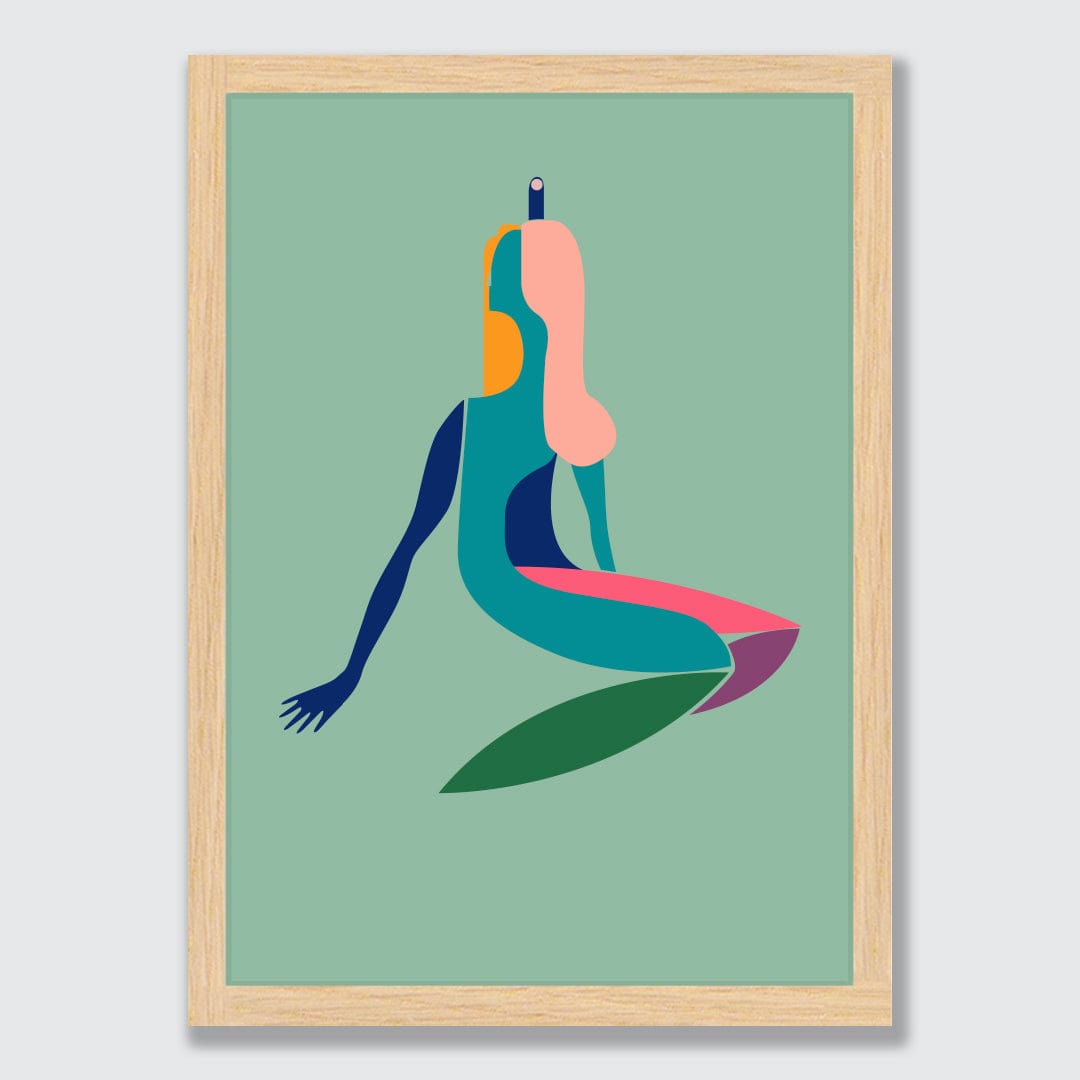 Pania No. 2 Limited Edition Art Print by Rakai Karaitiana